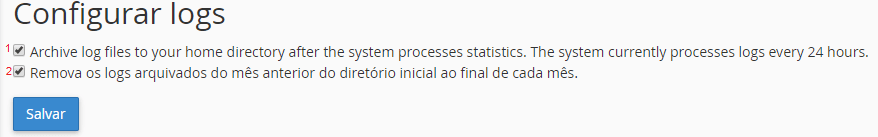 Configurar Logs.